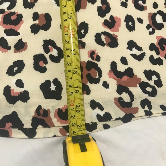 Reitmans Leopard Print Skirt With Rich Black And Brown Tones XL - Picture 9 of 9